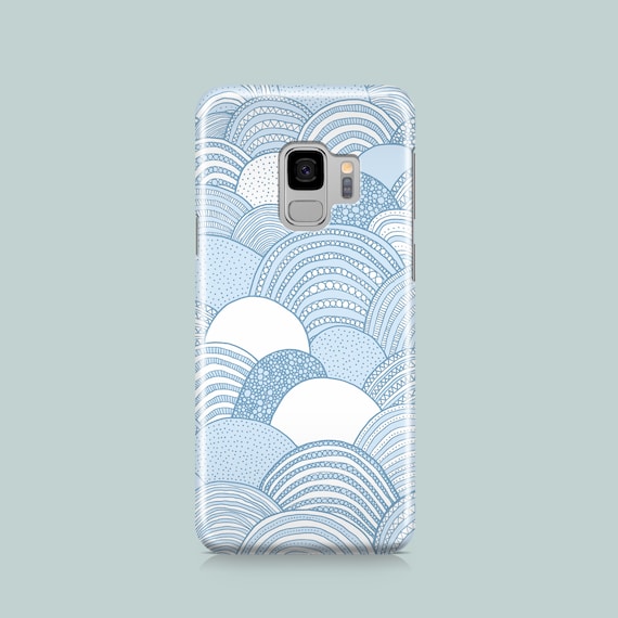 Wall with Peeling Green Blue and White Paint Samsung S10 Case