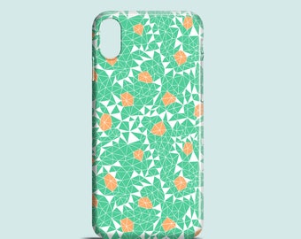 Berries and Mint phone case, iPhone X, iPhone 8, iPhone 7, 7 Plus, iPhone SE, iPhone 6/6S, iPhone 5S, iPhone 5, illustrated mint phone case