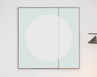 Colorspace 231010 Lounge Abstract Poster, Mid Century Modern, Colorful Prints, Geometric Art Print