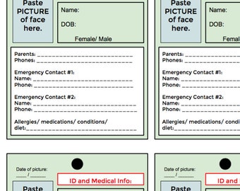 Carseat ID Tags