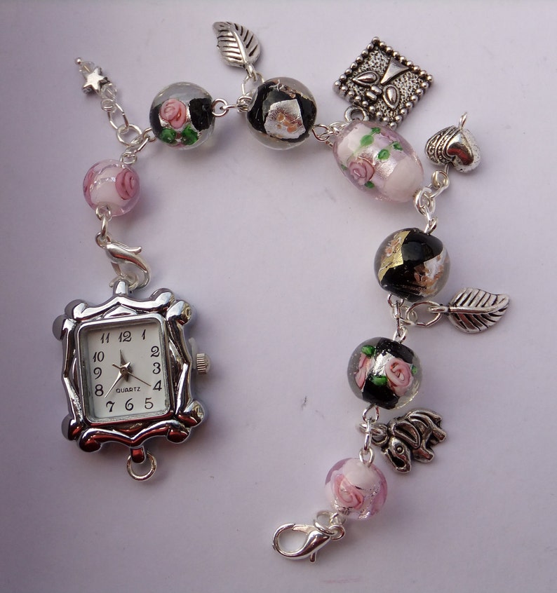 Ladies charm bracelet watch charm bracelet ladies watch Etsy