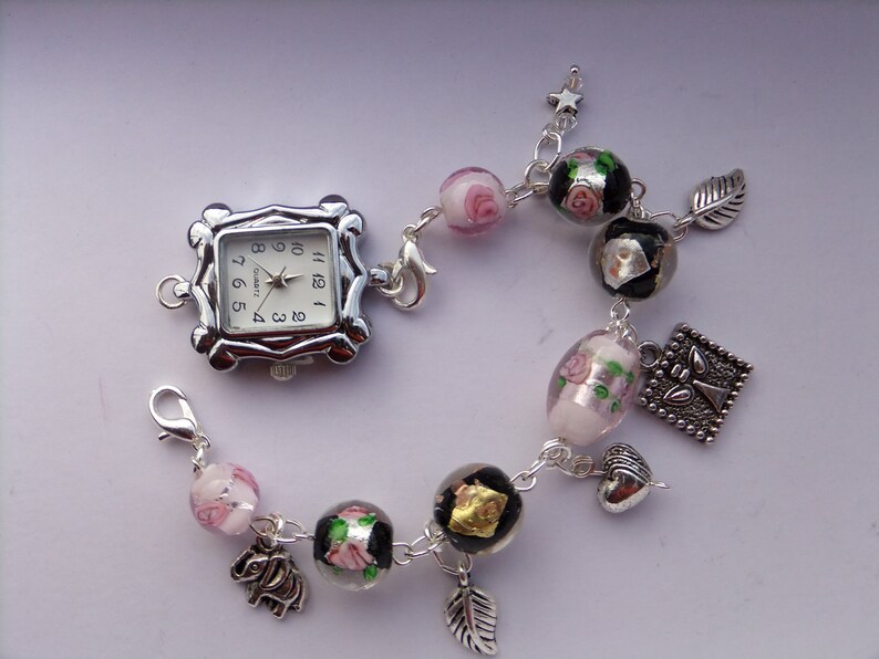 Ladies charm bracelet watch charm bracelet ladies watch Etsy
