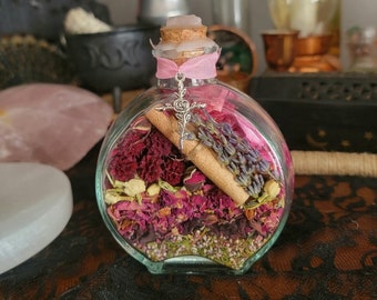 Love Blessing - Marriage Blessing - Witch Bottle - Herbal Blessing - Love Spell - Wiccan - Pagan