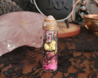 Mini Love Spell - Marriage Blessing - Witch Bottle - Herbal Blessing - Self Love Spell - Wiccan - Pagan