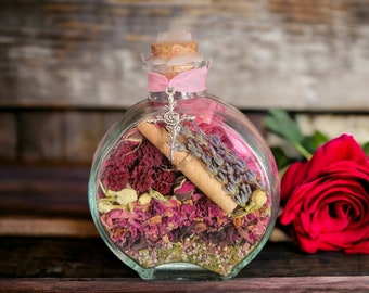 Love Blessing - Marriage Blessing - Witch Bottle - Herbal Blessing - Love Spell - Wiccan - Pagan