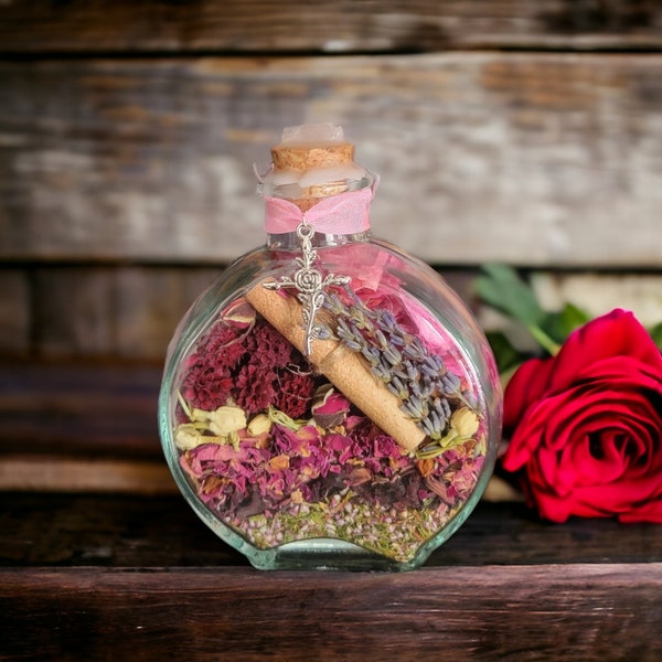 Love Blessing - Marriage Blessing - Witch Bottle - Herbal Blessing - Love Spell - Wiccan - Pagan