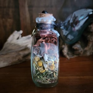 Protection from Evil Witch Bottle Banish Negative Energy Deflect Psychic Attacks Witch Ball Wiccan Pagan Altar Tools image 7