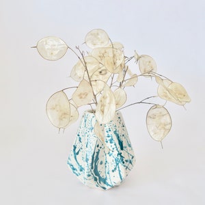 Design vase, Etsy x Coline collection, hand painted, unique piece, original gift idea,trendy, made in france