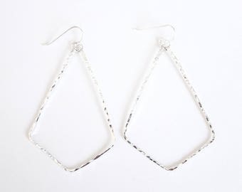 The 'hammered arrow' earrings