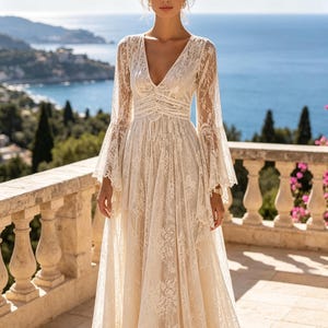 etsy boho wedding dress Dresses Waist (the smallest part of natural waistline) 25 Best Boho Wedding Dresses