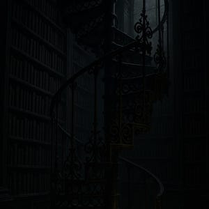 Dark Academia Wall Art Set of 12, Gothic Library Candlelit Prints, Moody Book Lover Fine Art, Harry Potter Aesthetic Download image 6