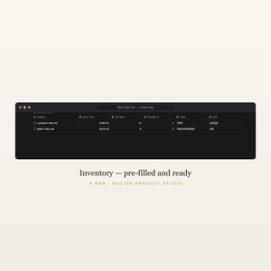 Med Spa Notion Template, Aesthetic Practice OS, Treatment Inventory and Membership Manager, Esthetician Business Planner, Instant Download image 4
