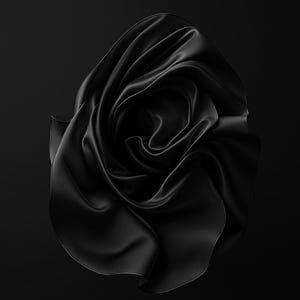 Zestaw 8 czarnych jedwabnych grafik ściennych Stillwind, rzeźbiarskie abstrakcyjne wydruki artystyczne, ciemna minimalistyczna monochromatyczna dekoracja, pobieranie cyfrowe zdjęcie 4