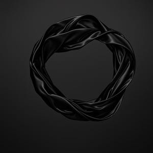 Zestaw 8 czarnych jedwabnych grafik ściennych Stillwind, rzeźbiarskie abstrakcyjne wydruki artystyczne, ciemna minimalistyczna monochromatyczna dekoracja, pobieranie cyfrowe zdjęcie 7