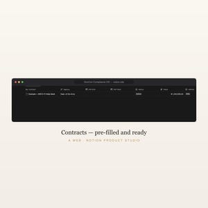 GovCon Notion Template, Federal Contracting CRM, Bid Pipeline, SAM & Set-Aside Compliance Tracker, Contractor Toolkit, Instant Download image 4