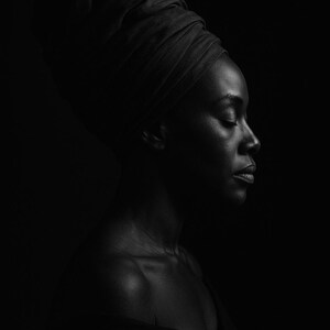 Black Woman Wall Art Set of 12, Fine Art Portrait Photography, Black & White Sculptural Prints, Elegant Home Decor, Digital Download image 1