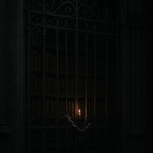 Dark Academia Wall Art Set of 12, Gothic Library Candlelit Prints, Moody Book Lover Fine Art, Harry Potter Aesthetic Download image 8