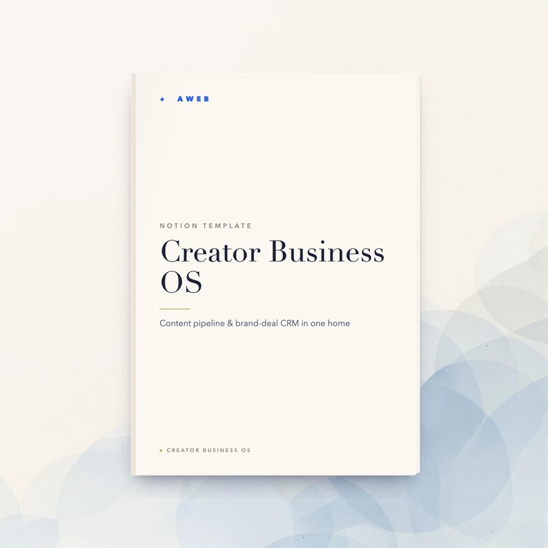 Plantilla de Notion para creadores de contenido, sistema operativo empresarial para creadores, gestión de contenido y CRM para acuerdos de marca, planificador de redes sociales, descarga instantánea. imagen 1
