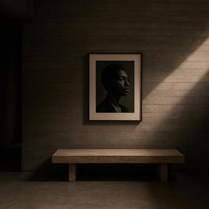 Black Woman Wall Art Set of 12, Fine Art Portrait Photography, Black & White Sculptural Prints, Elegant Home Decor, Digital Download image 9