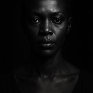 Black Woman Wall Art Set of 12, Fine Art Portrait Photography, Black & White Sculptural Prints, Elegant Home Decor, Digital Download image 2