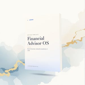 Notion crm, Kunden- und AUM-Tracker, RIA Meditationsplaner, Bewertungs- und Standard-Tracker, Adviser Toolkit, Sofort-Download Bild 1