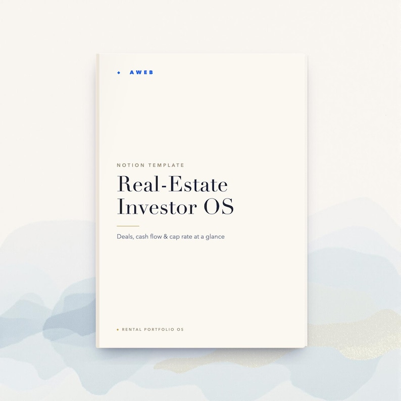 Real Estate Investor Notion Template, Rental Property Tracker, Deal Analyzer, Cap Rate & Cash Flow, Portfolio Manager, Instant Download image 1