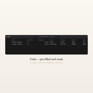 Property Manager Notion Template, Rent Roll & Lease Tracker, Landlord Property Manager, Maintenance and Tenant Tracker, Instant Download image 3