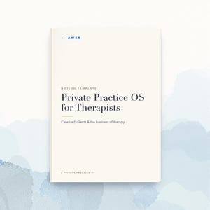 Therapeut Notion Template, Privatpraxis-Manager, Caseload & Klient Tracker, Therapie Business Planer, Sofort Download Bild 1