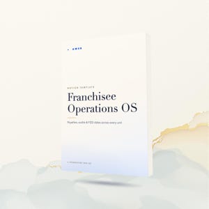 Franchisee Operations Notion Template, Multi-Unit Royalty & Fee Tracker, FDD and Brand-Standard Audit Toolkit, Franchise Owner, Download image 1