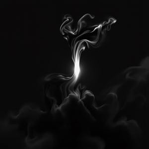 Samsung Frame TV Art Set of 18, Dark Moody Black Abstract 4K, Noir Silk Shadow & Chiaroscuro Digital Art, Luxury TV Download image 7