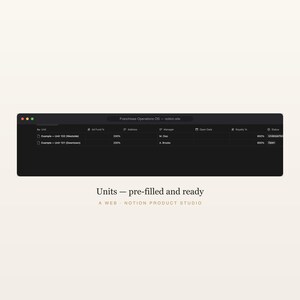 Franchisee Operations Notion Template, Multi-Unit Royalty & Fee Tracker, FDD and Brand-Standard Audit Toolkit, Franchise Owner, Download image 3