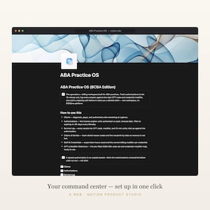Modello di nozione di pratica ABA, strumento di monitoraggio clienti e autorizzazioni BCBA, fatturazione delle sessioni per unità CPT, kit di strumenti per analisti del comportamento, download immediato immagine 2