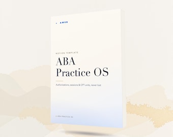ABA Practice Notion Template, BCBA Client & Authorization Tracker, Session Billing for CPT Units, Behavior Analyst Toolkit, Instant Download
