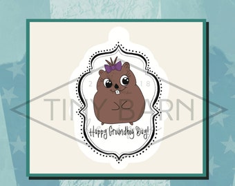 Phyllis Happy Groundhog Day Punxsutawney, Pa Stickers