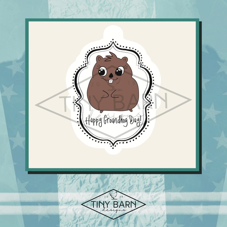 Phil Happy Groundhog Day Punxsutawney, Pa Sticker image 1