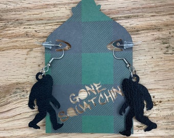 Bigfoot Sasquatch Earrings