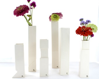 Architectural vases, Set of 3