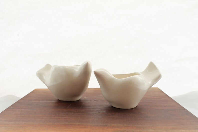 Love Birds Coffee and Tea Cups set of two Wedding Gift Etsy