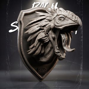 Boga Wall Trophy STL File for 3D Printing, Boga Creature Wall Mount, Star Wars Collectible Display Digital Download