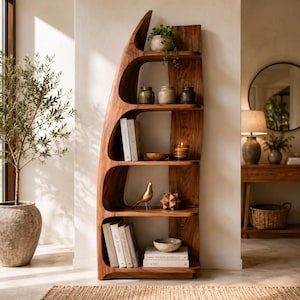 Curved Display Shelf - Etsy