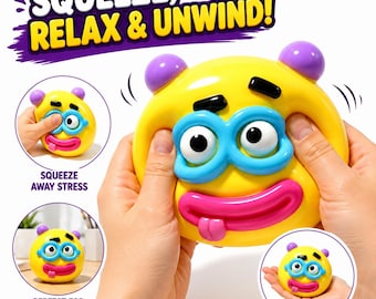 Smushers Squishy Toy, balle anti-stress sensorielle à remontée lente, anti-stress, ASMR pour soulager l'anxiété