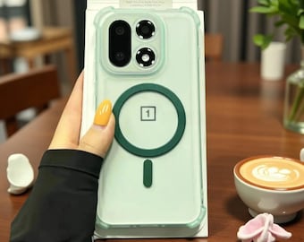 Funda para OnePlus 15, protección antichoque en las cuatro esquinas, cubierta delgada translúcida.