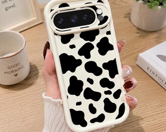 Funda de TPU suave con estampado de vaca para Google Pixel / Funda de silicona a prueba de golpes
