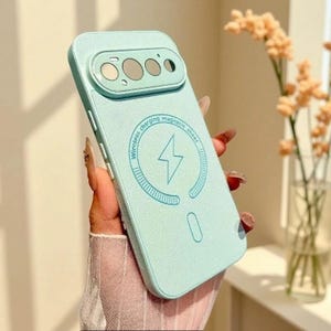 Google Pixel Case: Leather Texture, Camera Protection, MagSafe Wireless Charging Cover