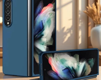 Funda para Samsung Galaxy Z Fold / Resistente a golpes, antihuellas, funda protectora delgada de protección completa