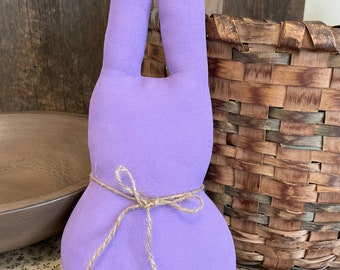 Primitive Purple Bunny Rustic Spring Decor