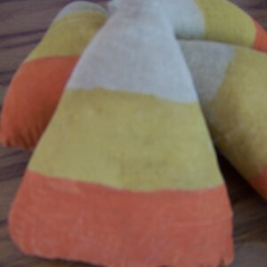 Set of 4 Primitive Fall Grungy Candy Corn Bowl Fillers/Tucks for Fall and Halloween image 2