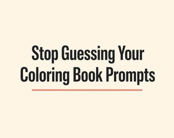 AI Coloring Book Creator System | Claude ChatGPT Prompt Formula (Digital Download)