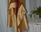 Gold Silk with Elegant Pattern  - Prayer Shawl