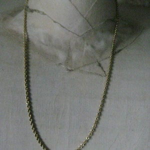 14K Yellow Gold Twisted Rope Link Chain Necklace Karat KT Solid Vintage 20 inches image 2